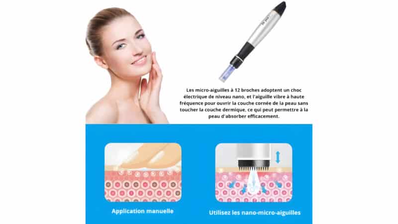 Dr Pen Ultima A1-C, Derma système de Microneedling pour le visage – Image 5