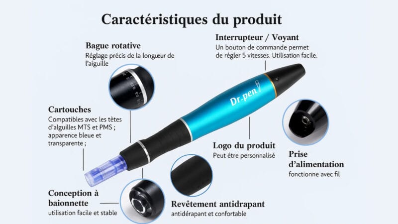 Dr Pen A1 - Stylo de Micro-aiguillage Professionnel – Image 5