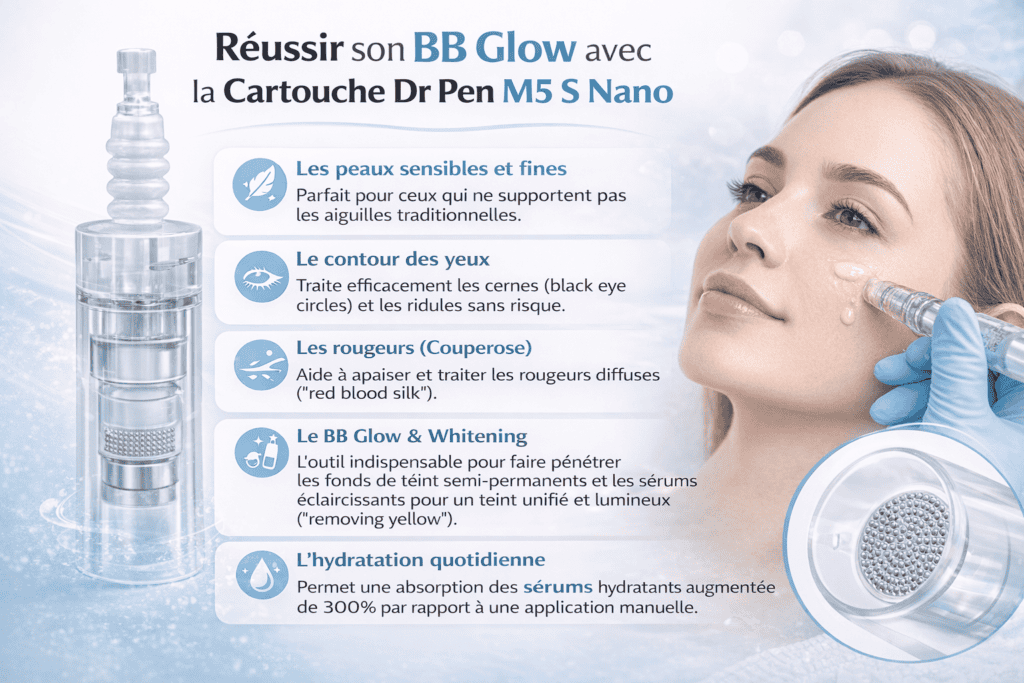 Réussir son BB Glow avec la Cartouche Dr Pen M5 S Nano