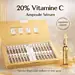 Sérum à Ampoules Vitamine C 20% – Anti-Âge, Éclat & Correction des Rides – Coffret 28x2ml